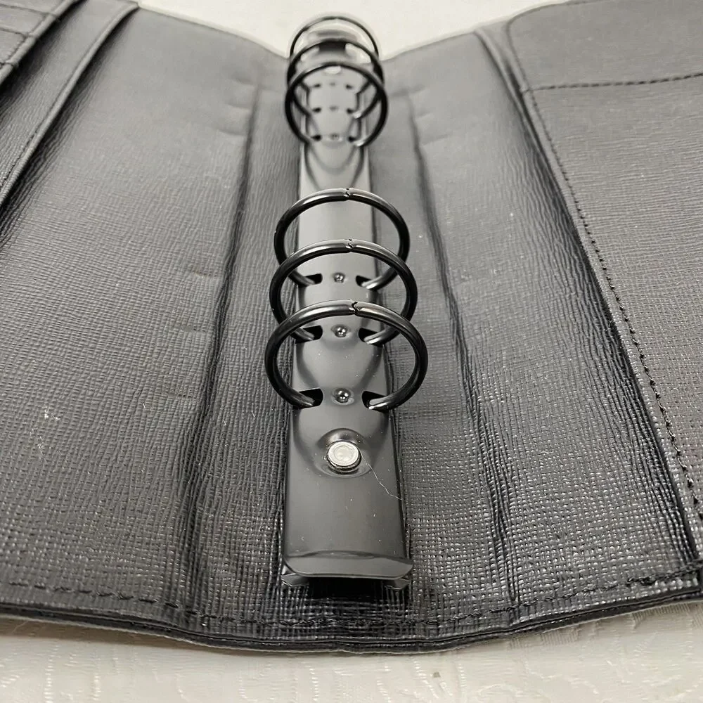 Cloth and Paper Foundations Black Leather Planner - Picture 13 of 16